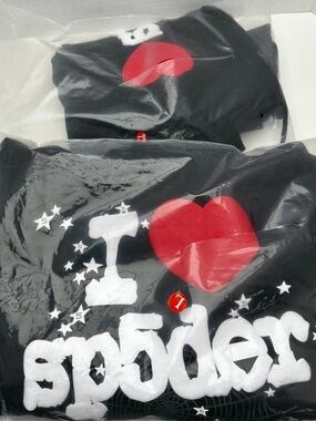 I ❤️ Spider Black Tracksuit